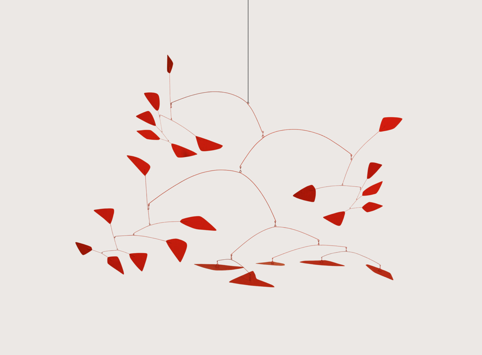 Alexander Calder, Quatre systèmes rouges, Louisiana Museum of Moder Art, Ph credit Louisiana Museum of Moder Art /Poul Buchard / Brondum & Co, ©Calder foundation, New Tork /Artist Rights Society (ARS), New York - Courtesy MASI Lugano