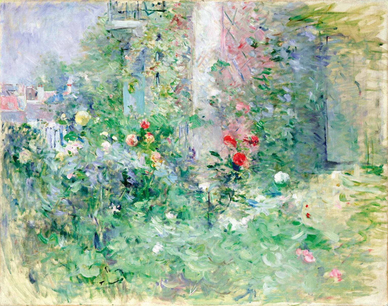 Berthe Morisot, Il giardino di Bougival, 1884, Musée Marmottan Monet, Paris – Courtesy GAM Torino