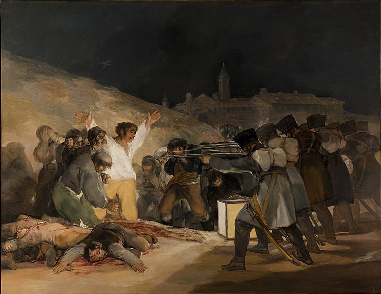 Francisco Goya, La fucilazione del 3 Maggio 1808, 1814, Museo del Prado, Madrid