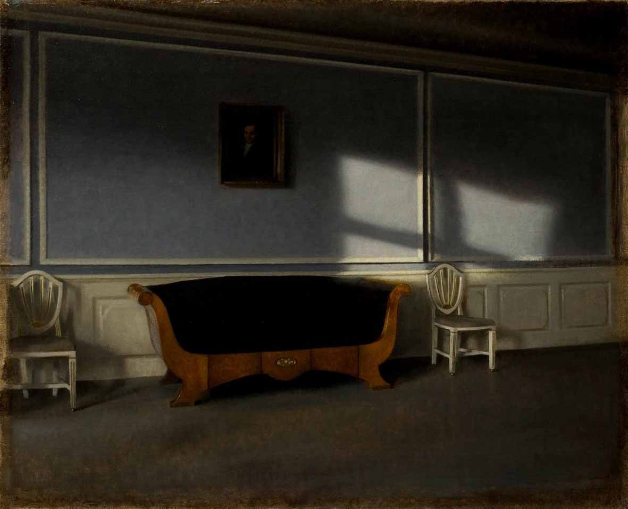 Vilhelm Hammershøi, Sunshine in the Drawing Room III. Strandgade 30, 1903. Stoccolma, Nationalmuseum (1)