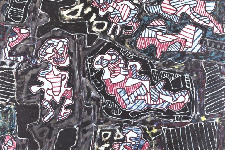 Jean Dubuffet, La Vie pastorale II, 1964, Galleria Nazionale d’Arte Moderna e Contemporanea, Roma, dono di Lorenza Trucchi