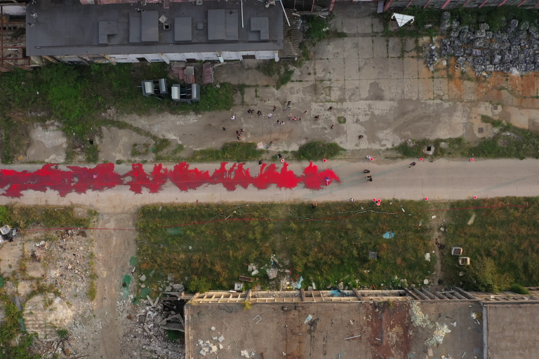 Smirna Kulenovic, Pure Blood, 2019 Performance and Public Space Installation
